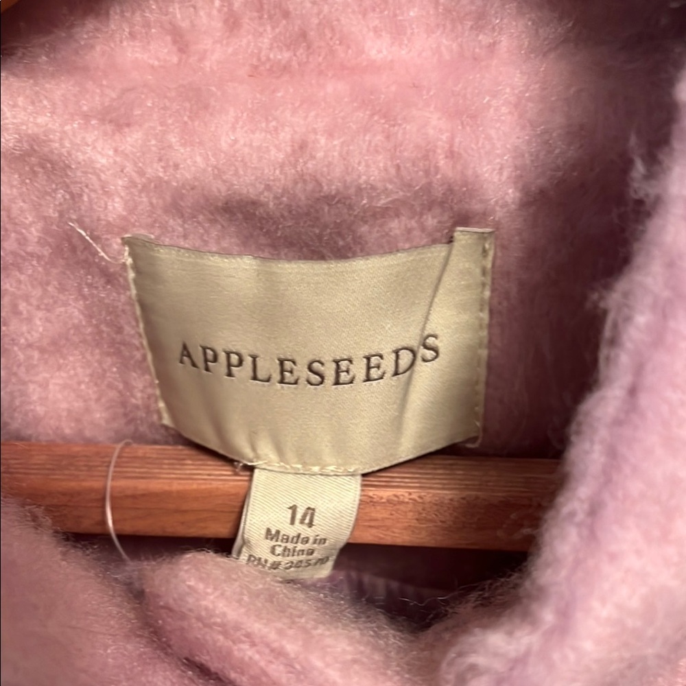 Appleseed's Pink Mohair Jacket Cozy Wool-Blend - Picture 2 of 9